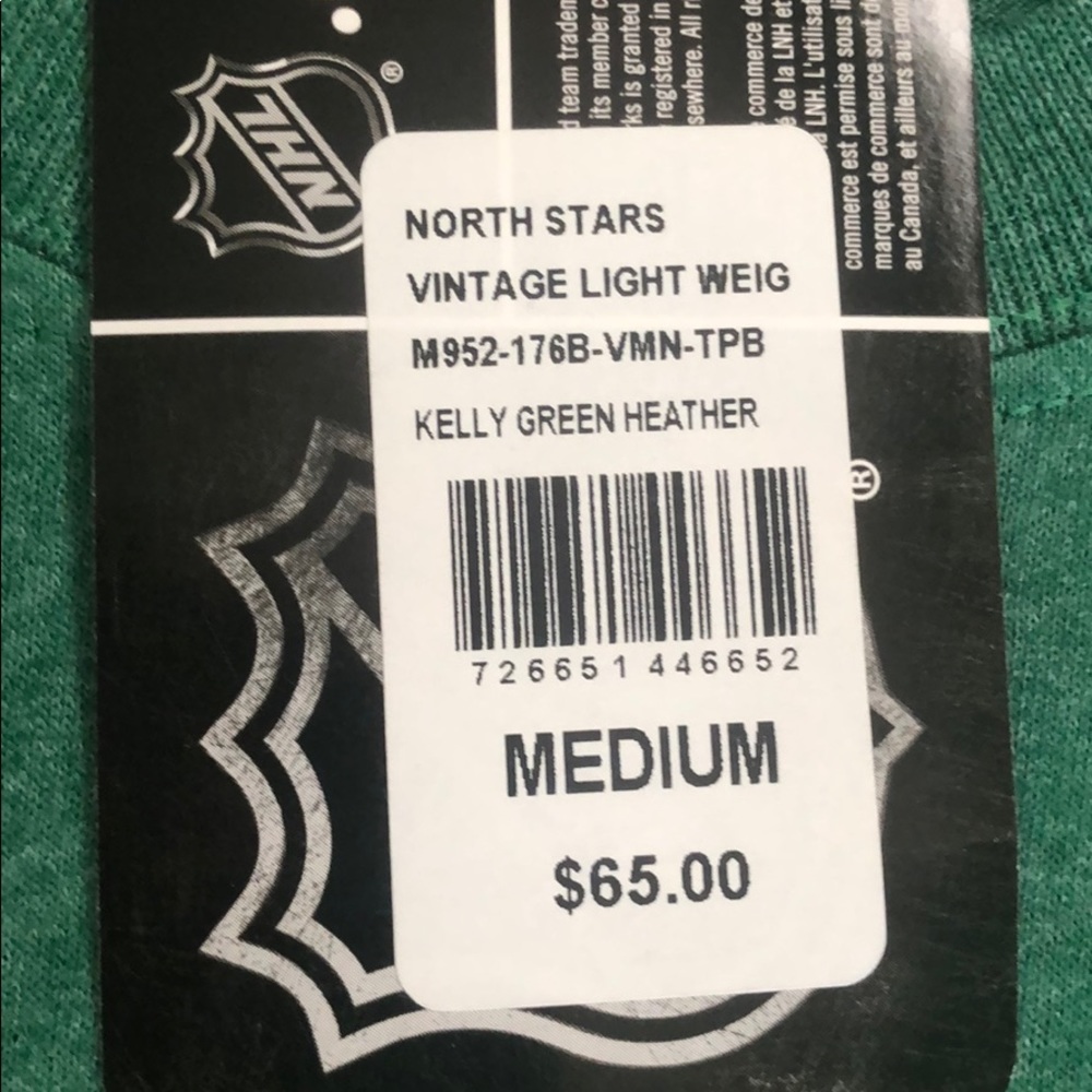 NWT Vintage Minnesota North Stars hockey - Picture 3 of 5